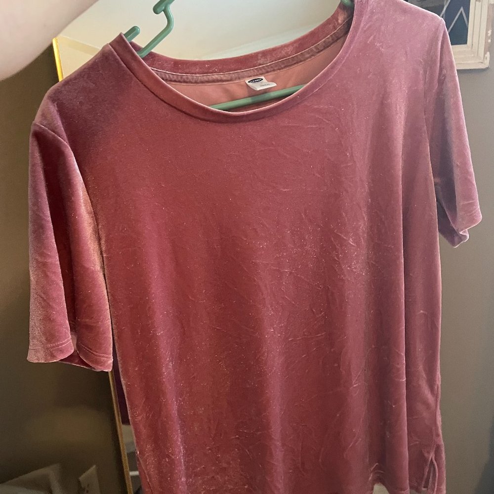 Pink, Velvet Shirt